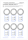 Blanko Arbeitsblatt - Uhrzeit lernen