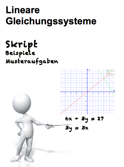 Leseprobe Skript "Lineare Gleichungssysteme"