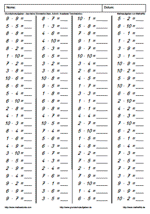 Einmaleins Malaufgaben auf einem Blatt Malnehmen bis 100
