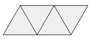 Tetraeder Netz 1 - Tetraeder basteln