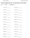 Kopfrechenaufgaben Arbeitsblatt Multiplikation