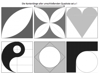 Zusammengesetzte Kreisflächen