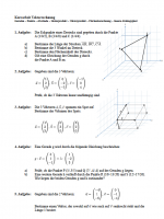 klassenarbeit-vektorrechnung