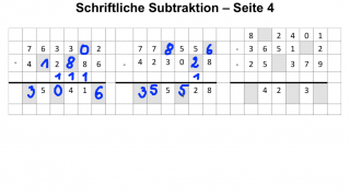 schriftliche-subtraktion-aufgaben