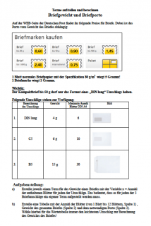 Terme aufstellen in Klasse 7 und 8